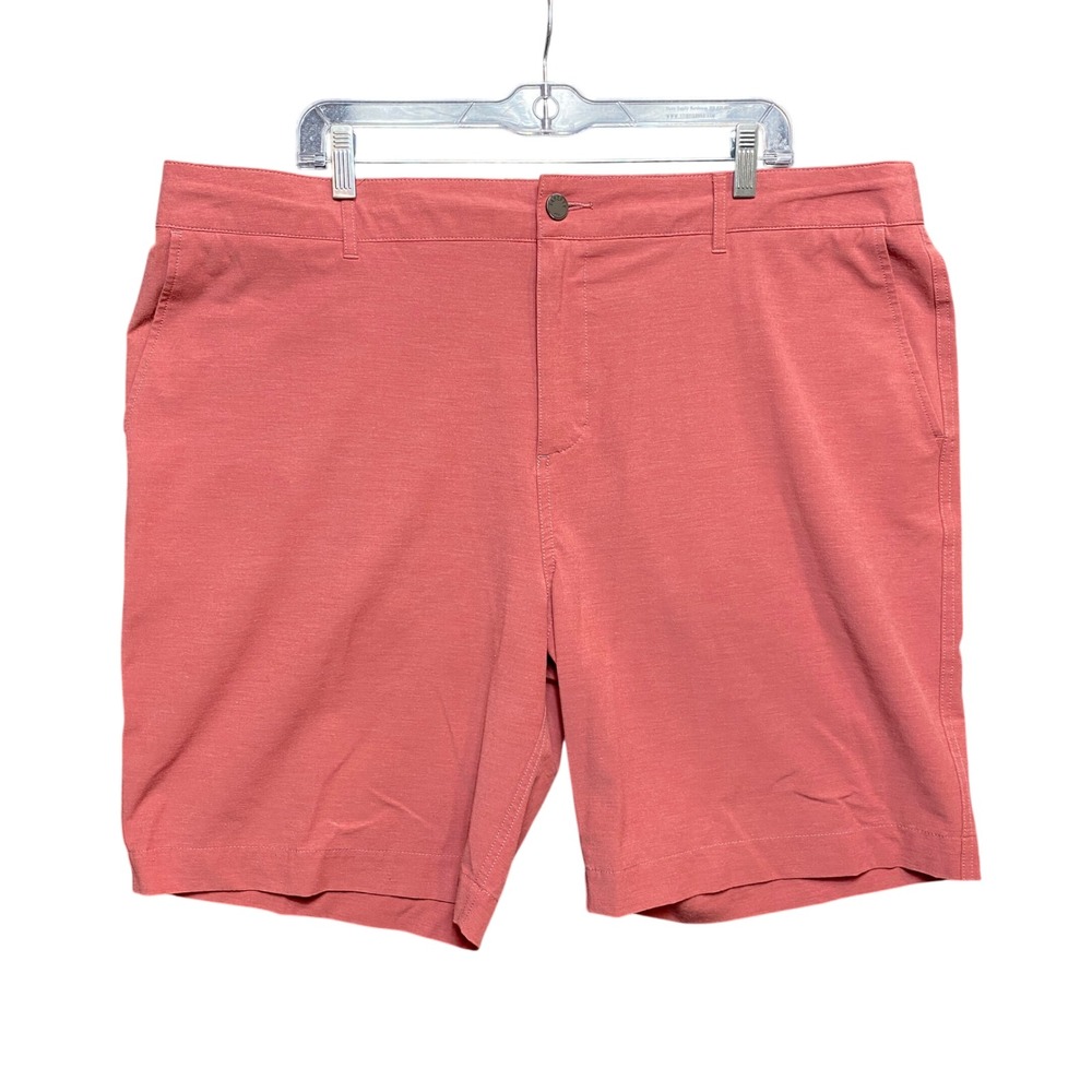 Faherty Shorts Mens 40 Coral All Day Shorts Stretch Hybrid